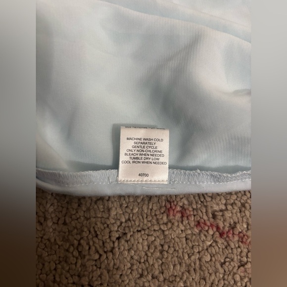 Market & Spruce sleeveless V-neck blouse, Light Blue, Size XXL - Picture 14 of 14